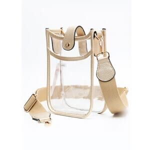 Clear Stadium Bag l Crossbody Purse for Concerts, Sports Games, Festivals